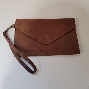 Maurices brown wristlet